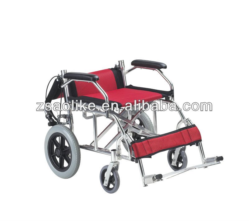 Transport Aluminum Lightweight Wheelchair