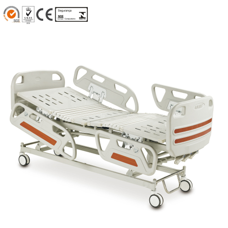 Hospital Room 3 Funtions ICU Hospital Bed with CE,ISO,CFS Metal Accept OEM Anti-rust I.V. Pole One Year,1 Year Free Spare Parts