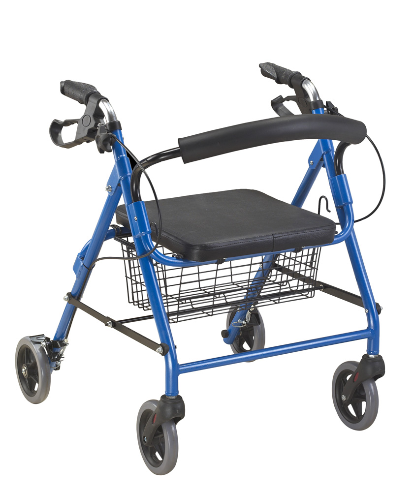 Lightweight and Foldable Rollator for Disabled and Elderly ALK326L Free Spare Parts Class I Convenient Universal OEM ODM LOGO