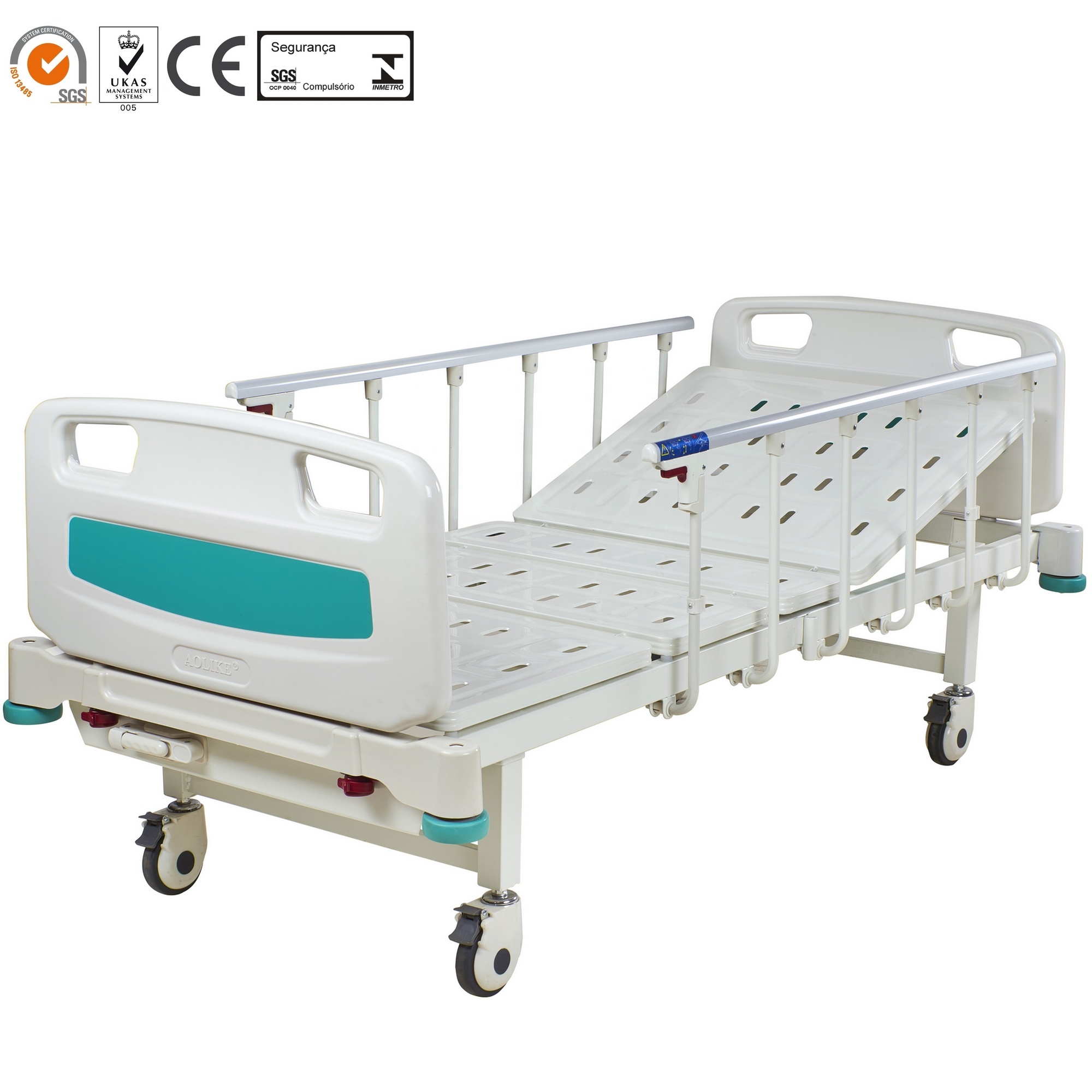 Bestseller Good Price Hospital Furniture Manufacturers 1 Functions One Cranks Manual Nursing Bed Metal Avalibale Availiable