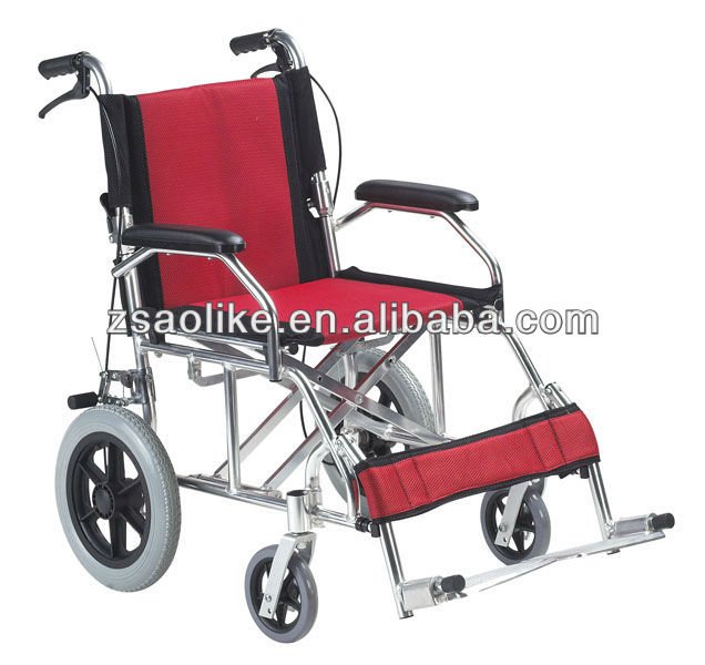 Aluminum lightweight folding wheelchair ALK863LABJ-46
